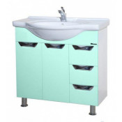 Тумба под раковину Bellezza Белла Люкс 1332 85 салатовый