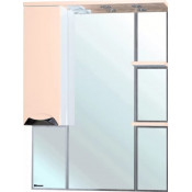Зеркальный шкаф Bellezza Белла Люкс 1026 85 L с подсветкой бежевый
