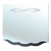 Зеркало Bellezza Версаль 1052 100х80 с подсветкой черный