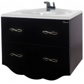 Тумба под раковину Bellezza Версаль 1346 100 черный
