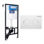 Инсталляция для подвесного унитаза Bettoserb Sava Fix Slim SITNICA SET40006466 белая