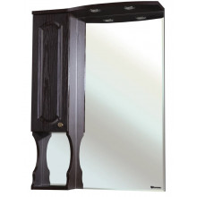 Зеркальный шкаф Bellezza Камелия 494 65 L с подсветкой венге