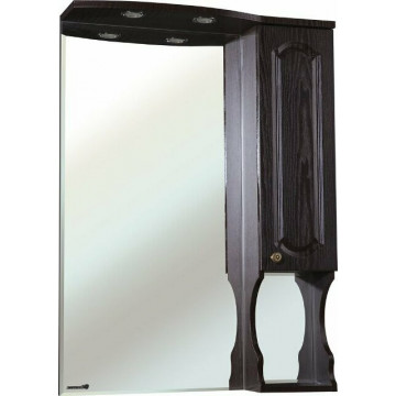 Зеркальный шкаф Bellezza Камелия 495 65 R с подсветкой венге