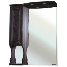 Зеркальный шкаф Bellezza Камелия 503 75 L с подсветкой венге