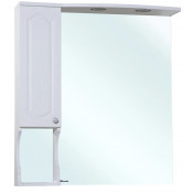 Зеркальный шкаф Bellezza Камелия 510 85 L с подсветкой белый