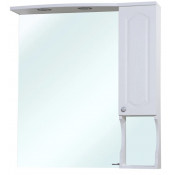 Зеркальный шкаф Bellezza Камелия 511 85 R с подсветкой белый