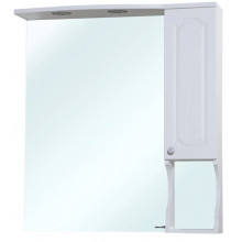 Зеркальный шкаф Bellezza Камелия 511 85 R с подсветкой белый