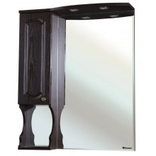 Зеркальный шкаф Bellezza Камелия 512 85 L с подсветкой венге