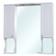 Зеркальный шкаф Bellezza Камелия 519 95 с подсветкой белый