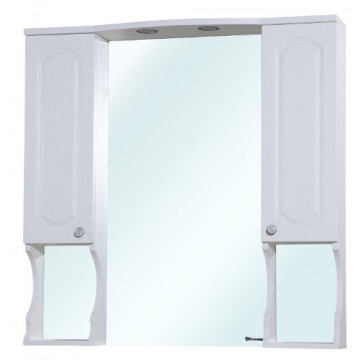 Зеркальный шкаф Bellezza Камелия 519 95 с подсветкой белый