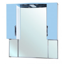 Зеркальный шкаф Bellezza Лагуна 1086 105 с подсветкой голубой