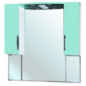 Зеркальный шкаф Bellezza Лагуна 1088 105 с подсветкой салатовый