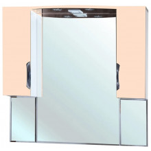Зеркальный шкаф Bellezza Лагуна 2944 120 с подсветкой бежевый