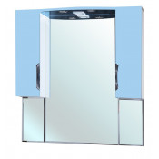 Зеркальный шкаф Bellezza Лагуна 2945 120 с подсветкой голубой