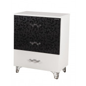 Тумба под раковину Bellezza Маргарита 548 60 белый/черный