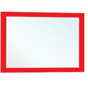 Зеркало Bellezza Милан 3692 100х82 красный