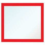 Зеркало Bellezza Милан 3688 90х82 красный