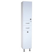 Пенал Bellezza Джулия 7312 35 с бельевой корзиной белый