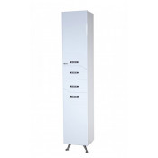 Пенал Bellezza Дрея 364 35L с бельевой корзиной белый