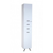 Пенал Bellezza Дрея 8501 35 с бельевой корзиной белый