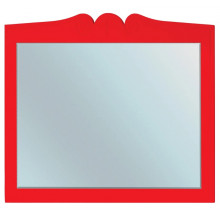 Зеркало Bellezza Эстель 3725 100х80 красный