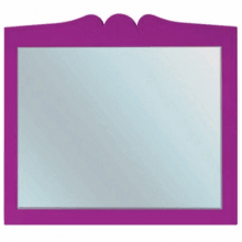 Зеркало Bellezza Эстель 3726 100х80 фиолетовый