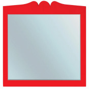 Зеркало Bellezza Эстель 3713 80х80 красный