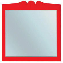 Зеркало Bellezza Эстель 3713 80х80 красный