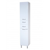 Пенал Bellezza Мари 7313 35 с бельевой корзиной белый