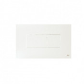 Панель пневматическая двойная OLI Karisma, пластик белый 641001