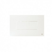 Панель пневматическая двойная OLI Karisma, пластик белый 641001