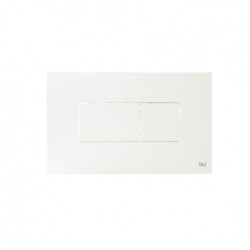 Панель пневматическая двойная OLI Karisma, пластик белый 641001