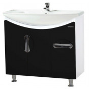 Тумба под раковину Bellezza Лагуна 10110 75 черный