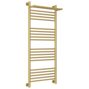 Водяной полотенцесушитель Сунержа Богема с полкой+ 032-0223-1250 120х50 матовое золото