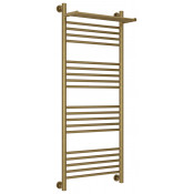 Водяной полотенцесушитель Сунержа Богема с полкой+ 05-0223-1250 120х50 состаренная бронза