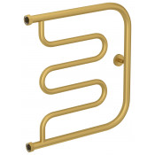 Водяной полотенцесушитель Сунержа Лира+ 032-4011-5050 50х50 матовое золото