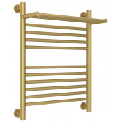 Водяной полотенцесушитель Сунержа Богема с полкой+ 032-0223-6050 60х50 матовое золото