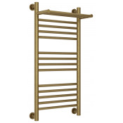 Водяной полотенцесушитель Сунержа Богема с полкой+ 05-0223-8040 80х40 состаренная бронза