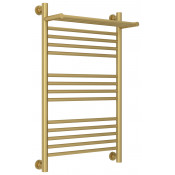 Водяной полотенцесушитель Сунержа Богема с полкой+ 032-0223-8050 80х50 матовое золото