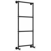 Водяной полотенцесушитель Сунержа Ренессанс 1304 31-0280-1250 126х50 черный матовый