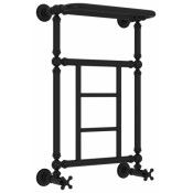 Водяной полотенцесушитель Сунержа Ренессанс 1452 31-0282-6640 66х40 черный матовый