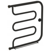 Водяной полотенцесушитель Сунержа Лира 2 полки 15-0012-6060 60х60 тёмный титан муар