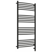 Электрический полотенцесушитель Сунержа Богема 3.0 выгнутая 31-5803-1260 120х60 R черный матовый