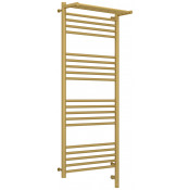 Электрический полотенцесушитель Сунержа Богема с полкой 3.0 032-5807-1250 120х50 R золото матовое