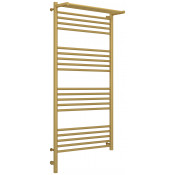 Электрический полотенцесушитель Сунержа Богема с полкой 3.0 032-5806-1260 120х60 L золото матовое