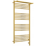 Электрический полотенцесушитель Сунержа Богема с полкой 3.0 03-5807-1260 120х60 R золото