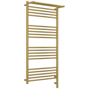 Электрический полотенцесушитель Сунержа Богема с полкой 3.0 051-5807-1260 120х60 R латунь состаренная