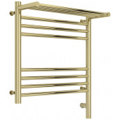 Электрический полотенцесушитель Сунержа Богема с полкой 3.0 020-5807-5050 50х50 R шампань