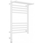 Электрический полотенцесушитель Сунержа Богема с полкой 3.0 30-5806-6040 60х40 L белый матовый