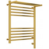 Электрический полотенцесушитель Сунержа Богема с полкой 3.0 03-5807-6050 60х50 R золото